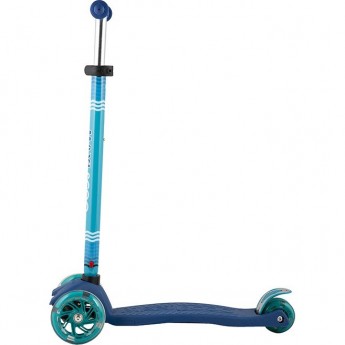 Самокат 3-х колесный MAXISCOO "JUNIOR" (2021), со светящимися колесами, синий Самокат 3-х колесный MAXISCOO "JUNIOR" (2021), со светящимися колесами, синий